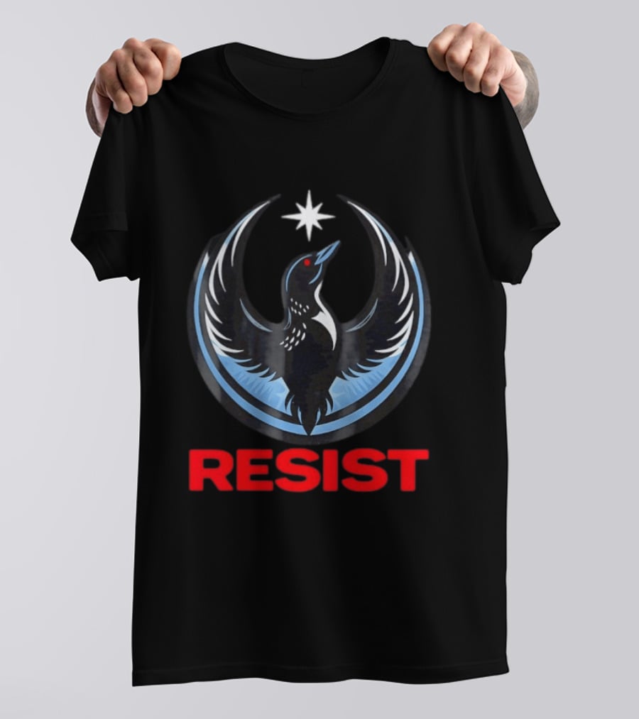 Minnesota Rebel Resist Loon Star T-Shirt