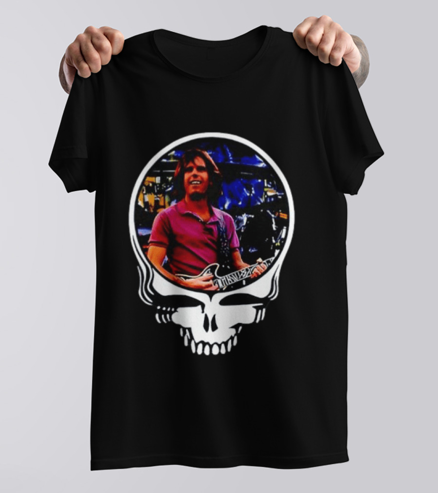 Bob Weir Grateful Dead Enjoying The Ride Skull T-Shirt