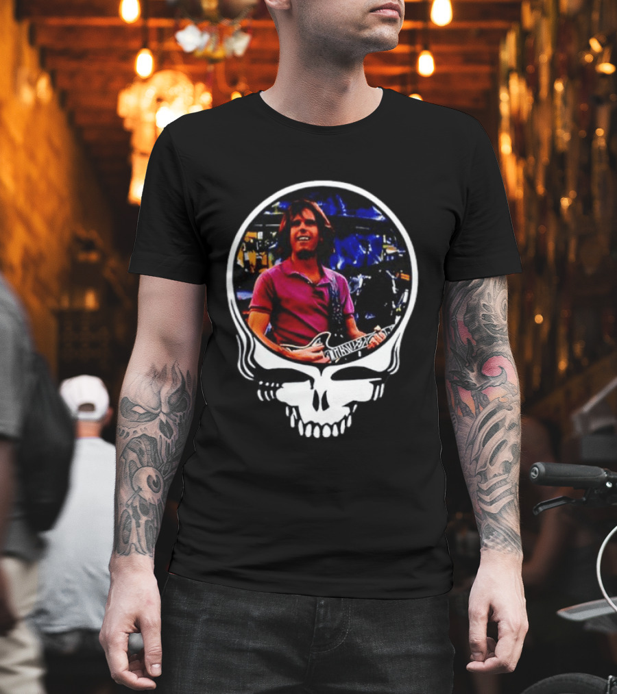 Bob Weir Grateful Dead Enjoying The Ride Skull T-Shirt