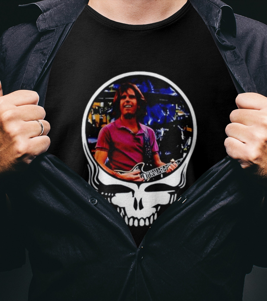 Bob Weir Grateful Dead Enjoying The Ride Skull T-Shirt