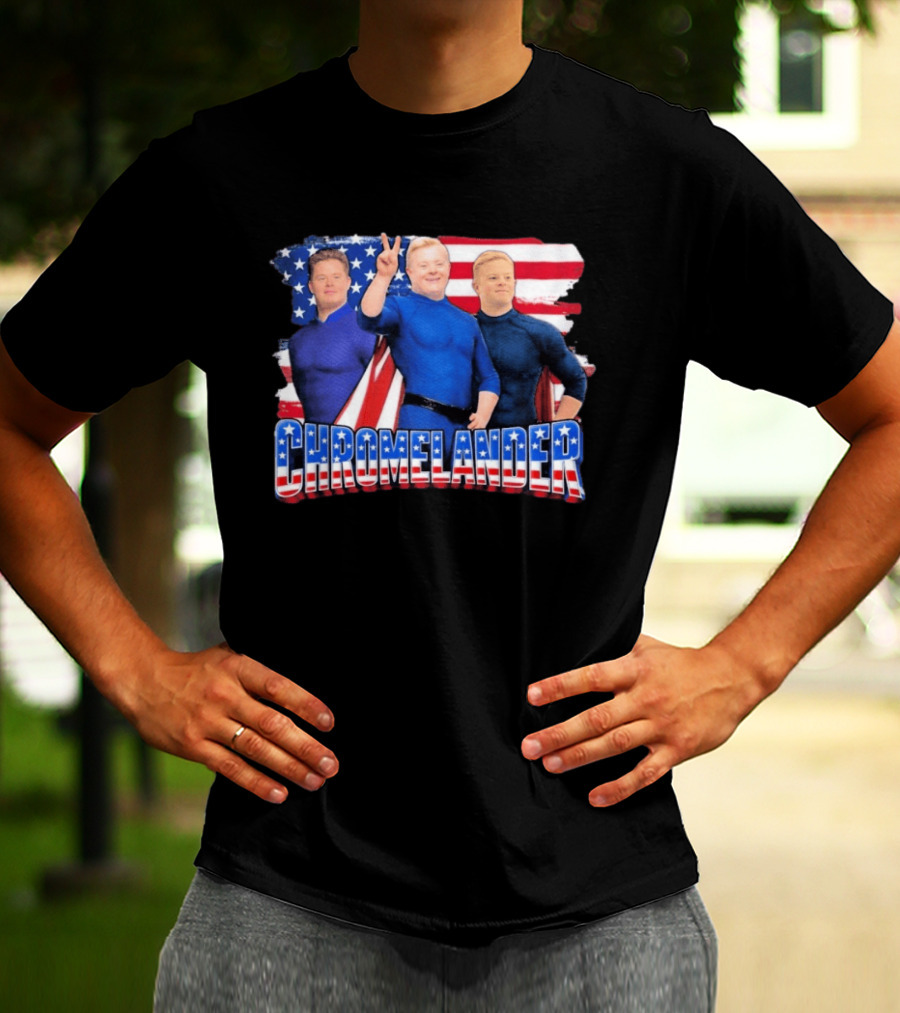 Chromelander Stars And Stripes Superheroes 3D T-Shirt