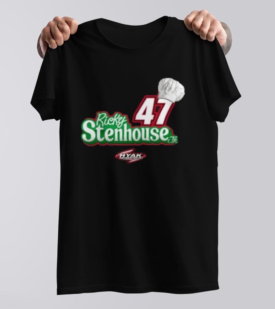 Ricky Stenhouse Jr 47 Chef Hat Hyak Chef Boyardee Racing T-Shirt