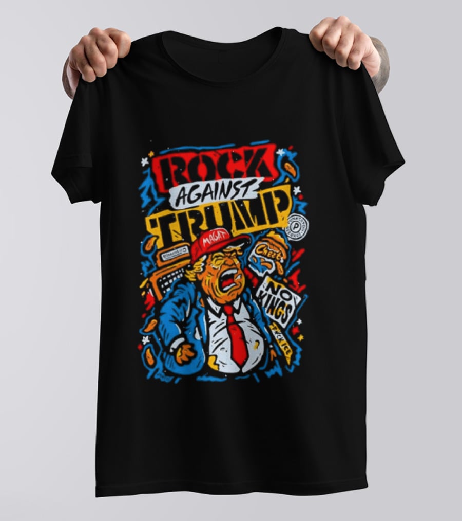 Rock Against Trump MAGA No Kings T-Shirt
