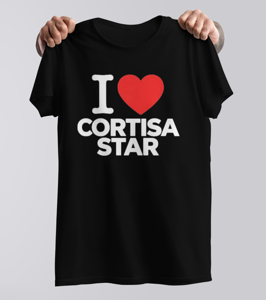 I Love Cortisa Star Heart T-Shirt