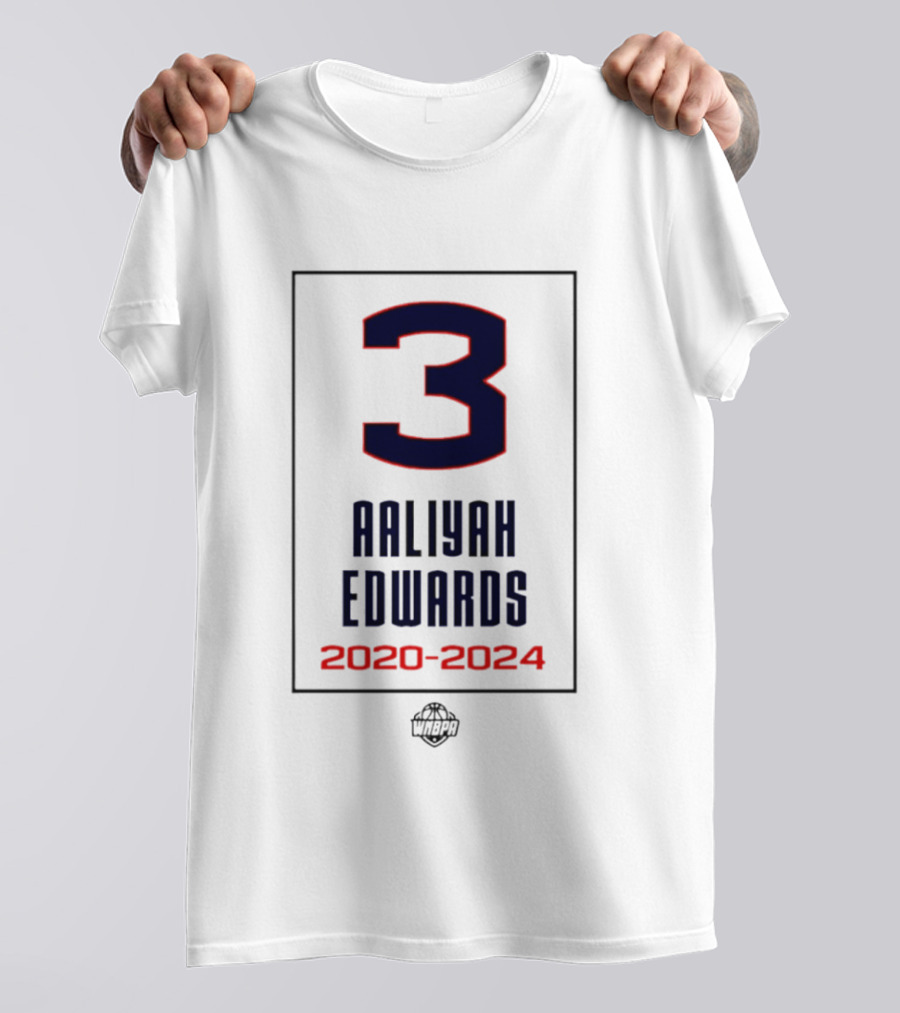 Aaliyah Edwards 3 WNBPA 2020 2024 Banner T-Shirt