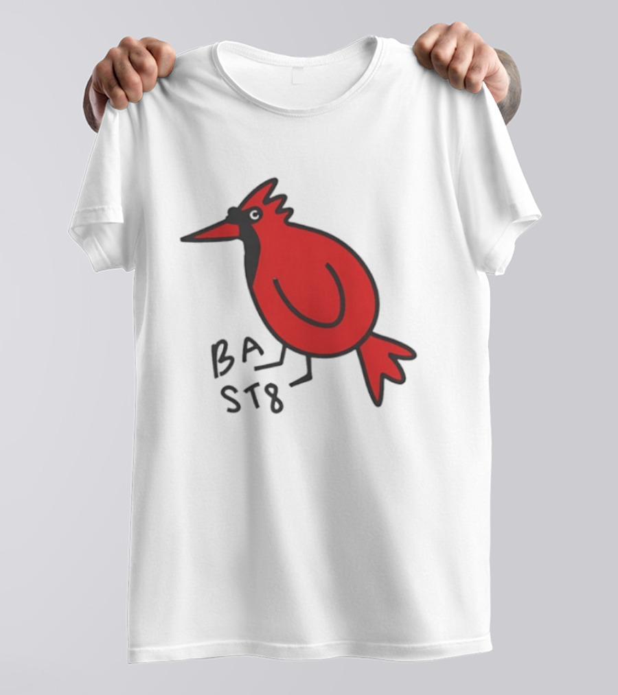 Ball State Cardinal Bird Doodle BSU Football T-Shirt