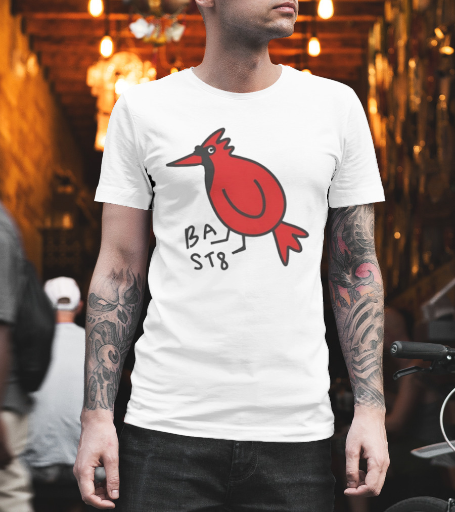 Ball State Cardinal Bird Doodle BSU Football T-Shirt