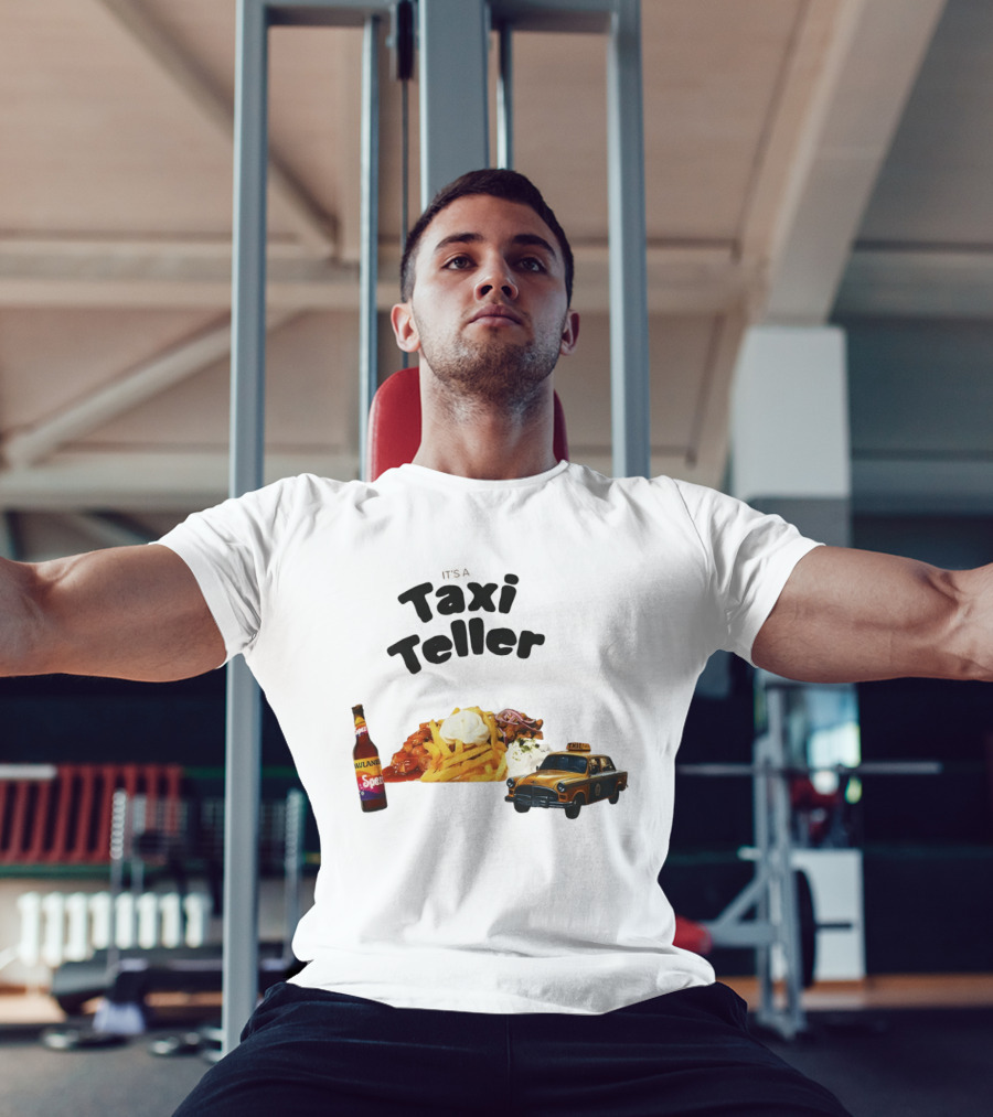 Kebab Fries Taxi Teller With Paulaner Spezi Car T-Shirt