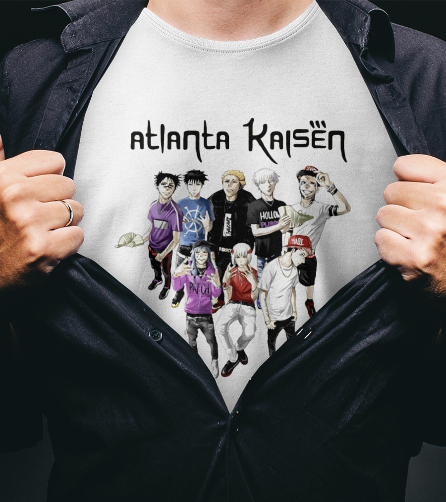 Atlanta Kaisën Jujutsu Kaisen Anime Characters Fan T-Shirt