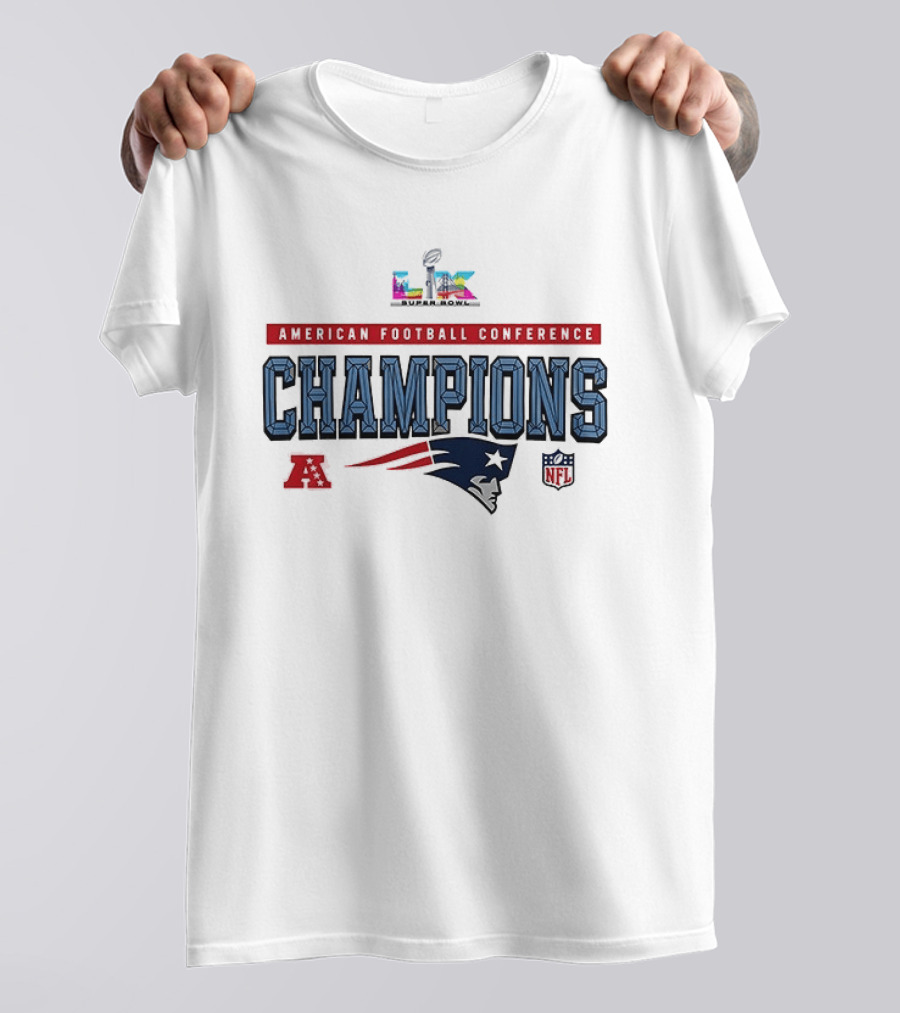 New England Patriots Super Bowl XLIX American Football Conference Champions T-Shirt