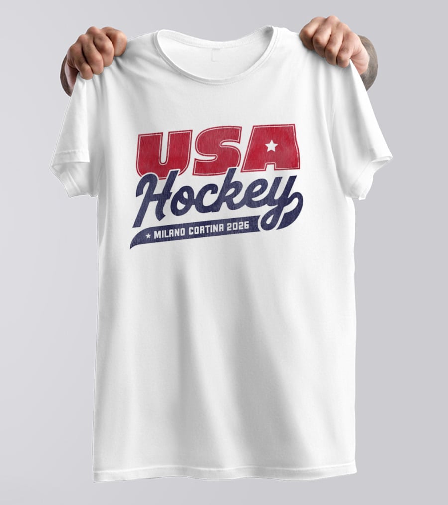 USA Hockey Milano Cortina 2026 T-Shirt