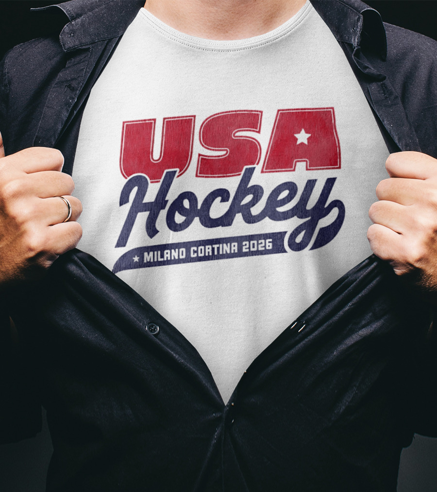 USA Hockey Milano Cortina 2026 T-Shirt