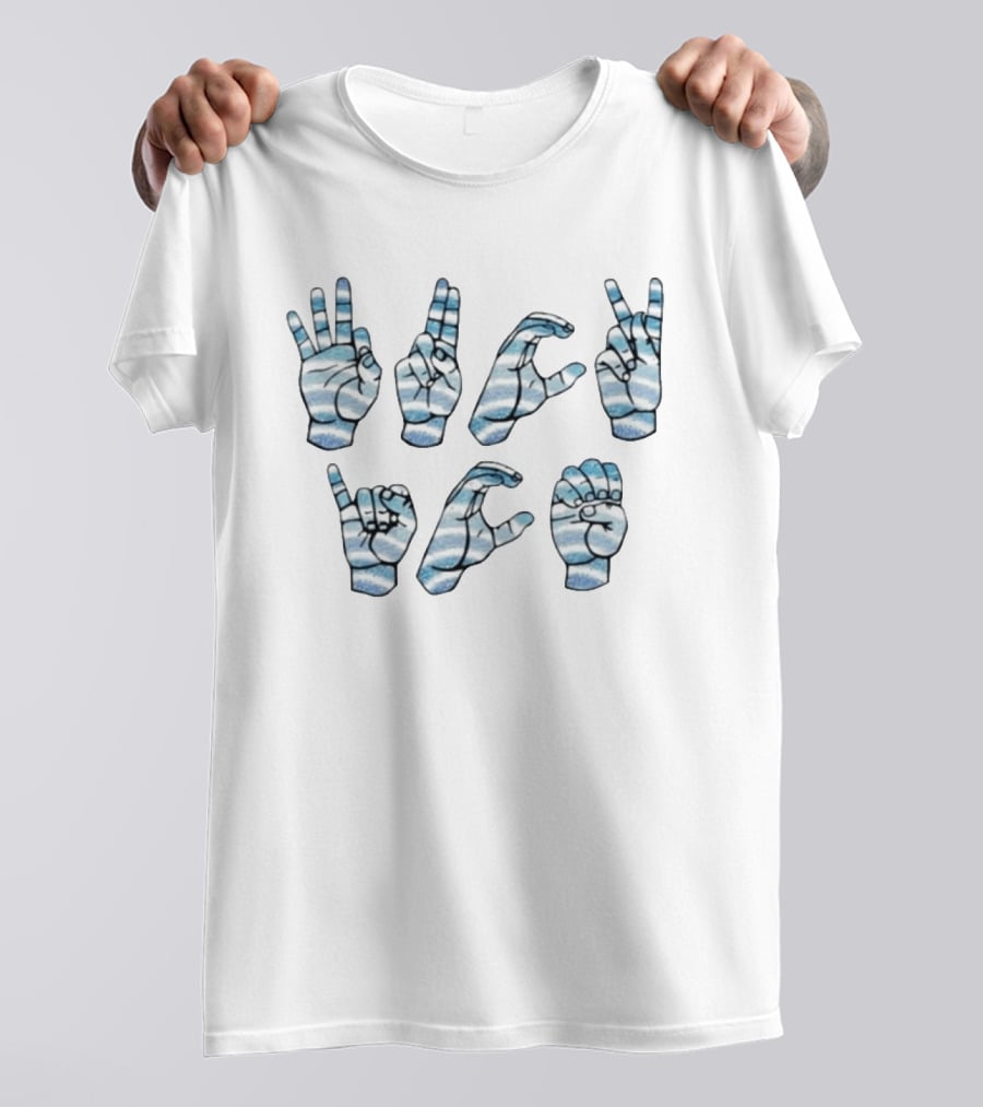 ASL Welcome Ice Fuck Hands Sign Language T-Shirt