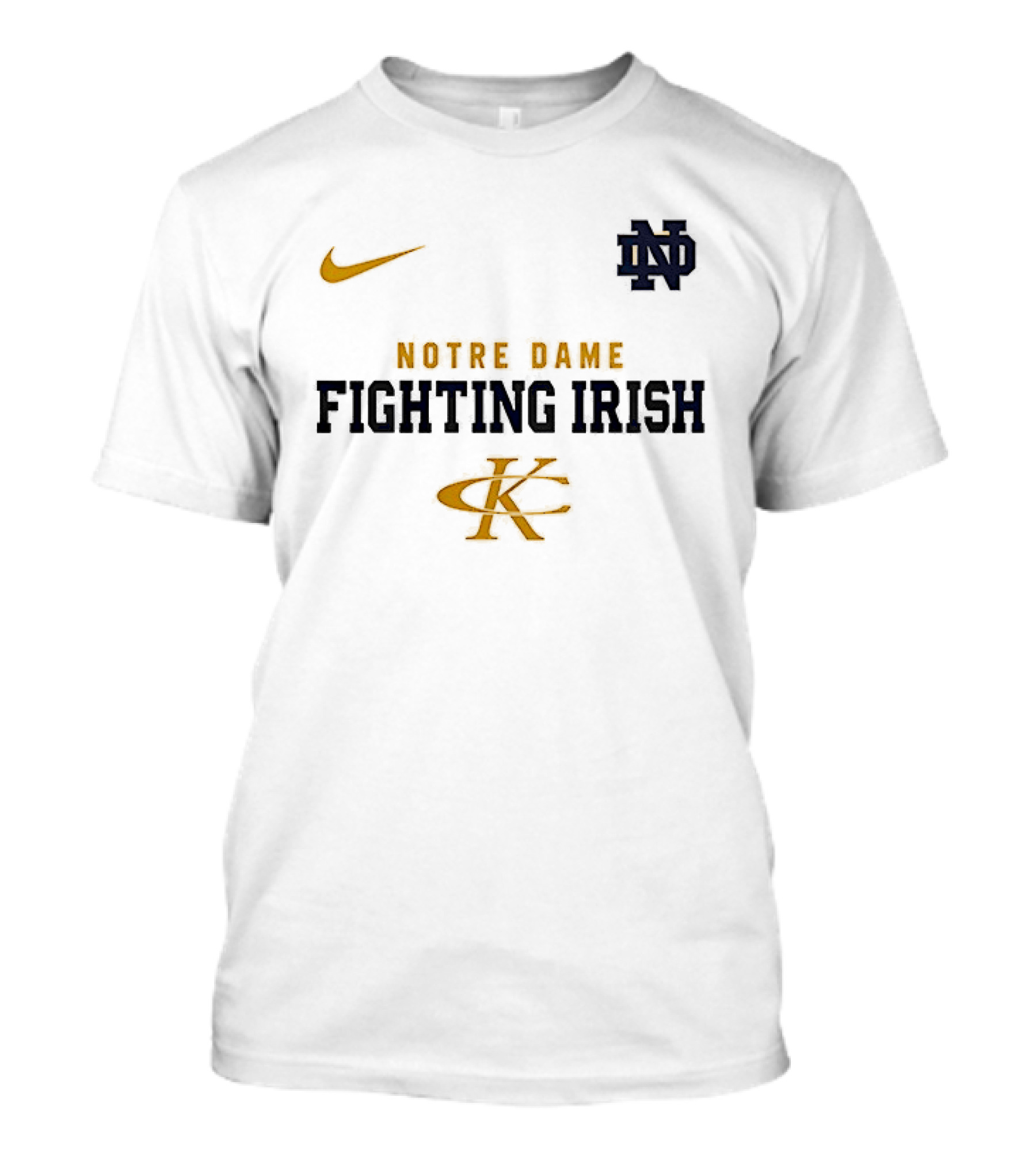 Notre Dame Fighting Irish Nike Kenny Chesney No Shoes Nation 1887 ND T-Shirt
