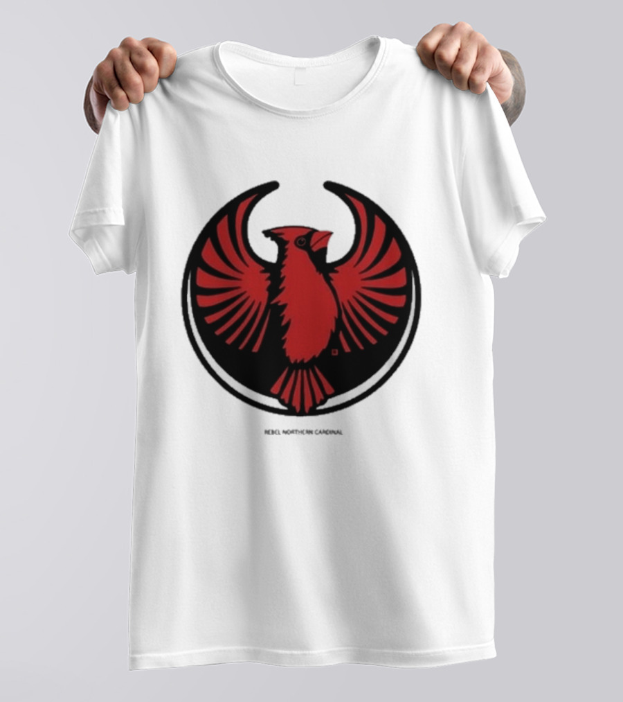 Rebel Northern Cardinal Alliance Heavyweight Bird T-Shirt