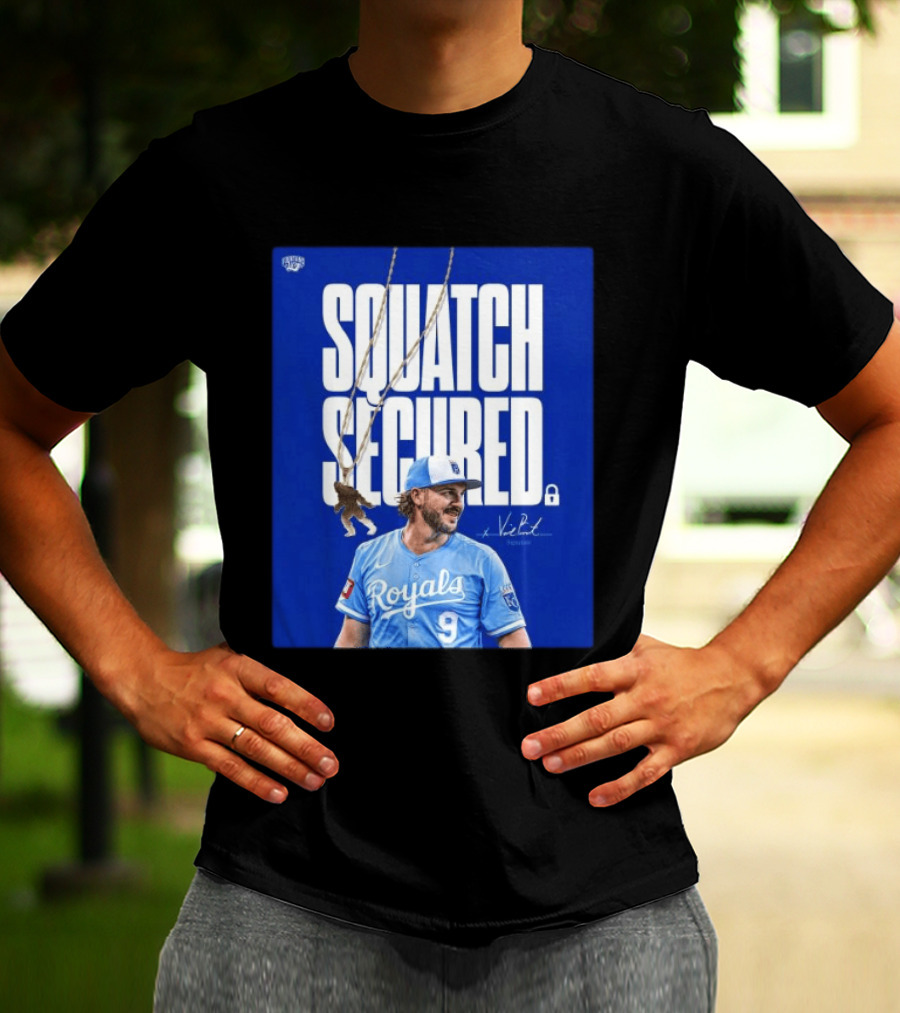 Squatch Secured Vinnie Pasquantino Royals Signature Collection T-Shirt