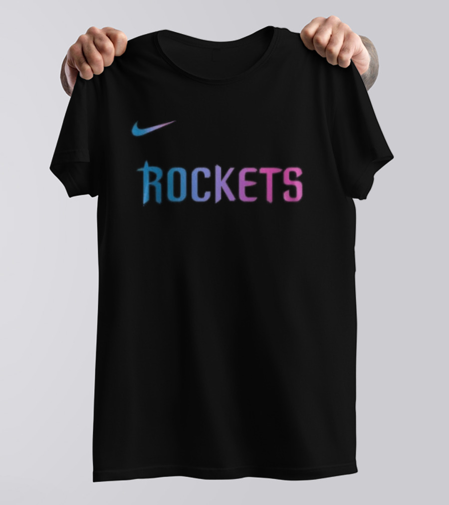 Nike Houston Rockets Cyberpunk T-Shirt