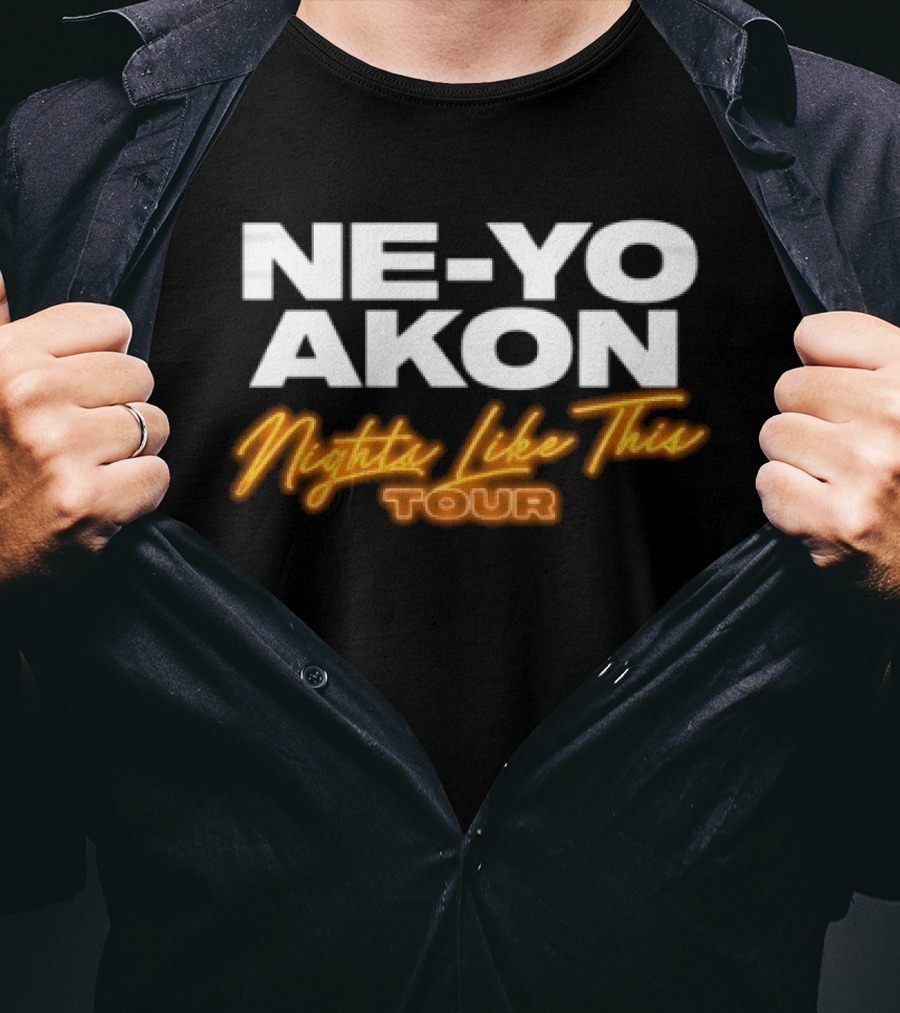 Ne Yo Akon Nights Like This Tour 2026 T-Shirt
