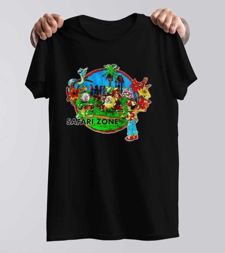Safari Zone Pokémon Adventure With Ash Ketchum And Friends T-Shirt