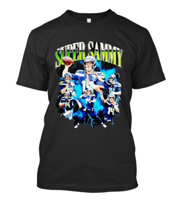 Super Sammy Seattle Seahawks Quarterback Highlights T-Shirt