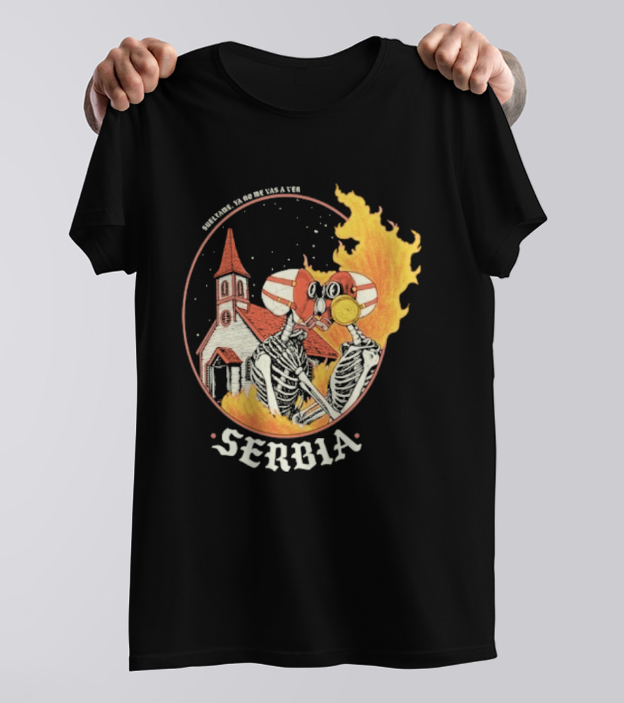 Amor De Verano Sueltame 2026 Serbia Church Fire T-Shirt