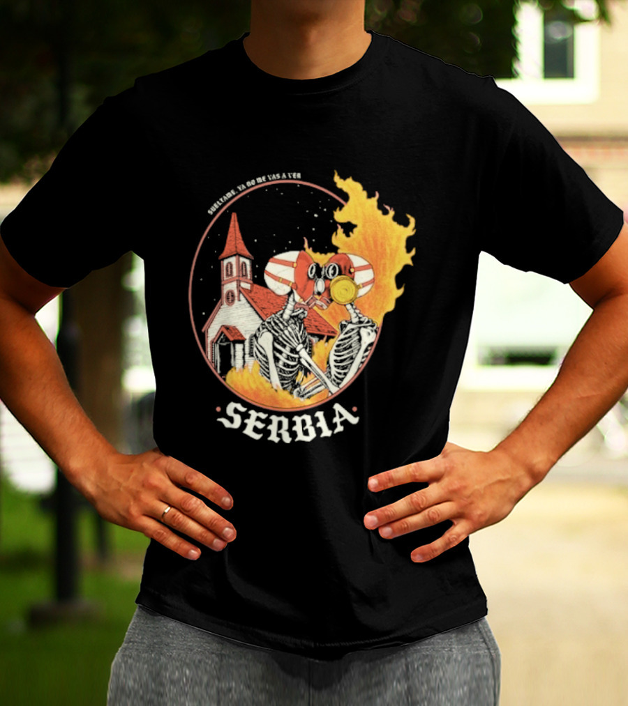 Amor De Verano Sueltame 2026 Serbia Church Fire T-Shirt