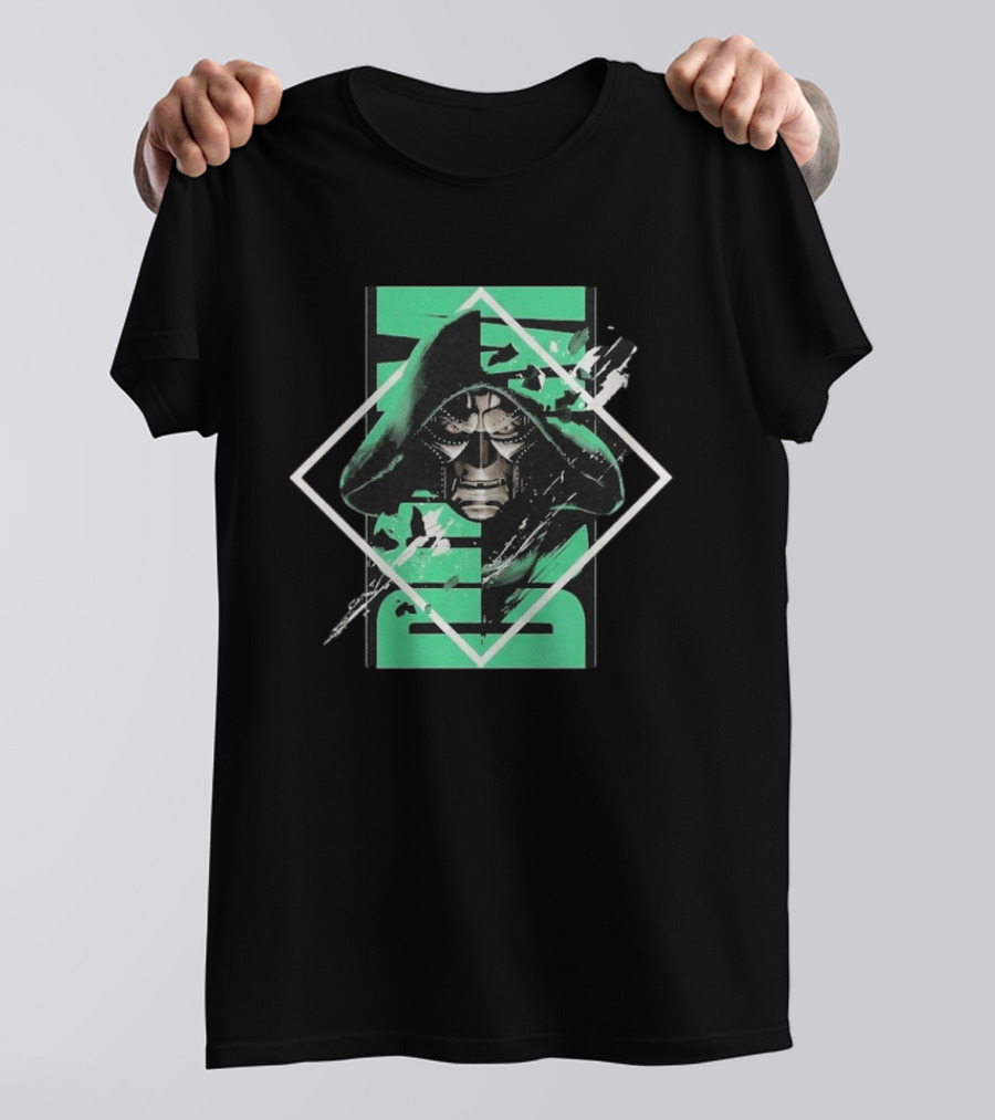 Marvel Avengers Doomsday Doctor Doom Green Black T-Shirt