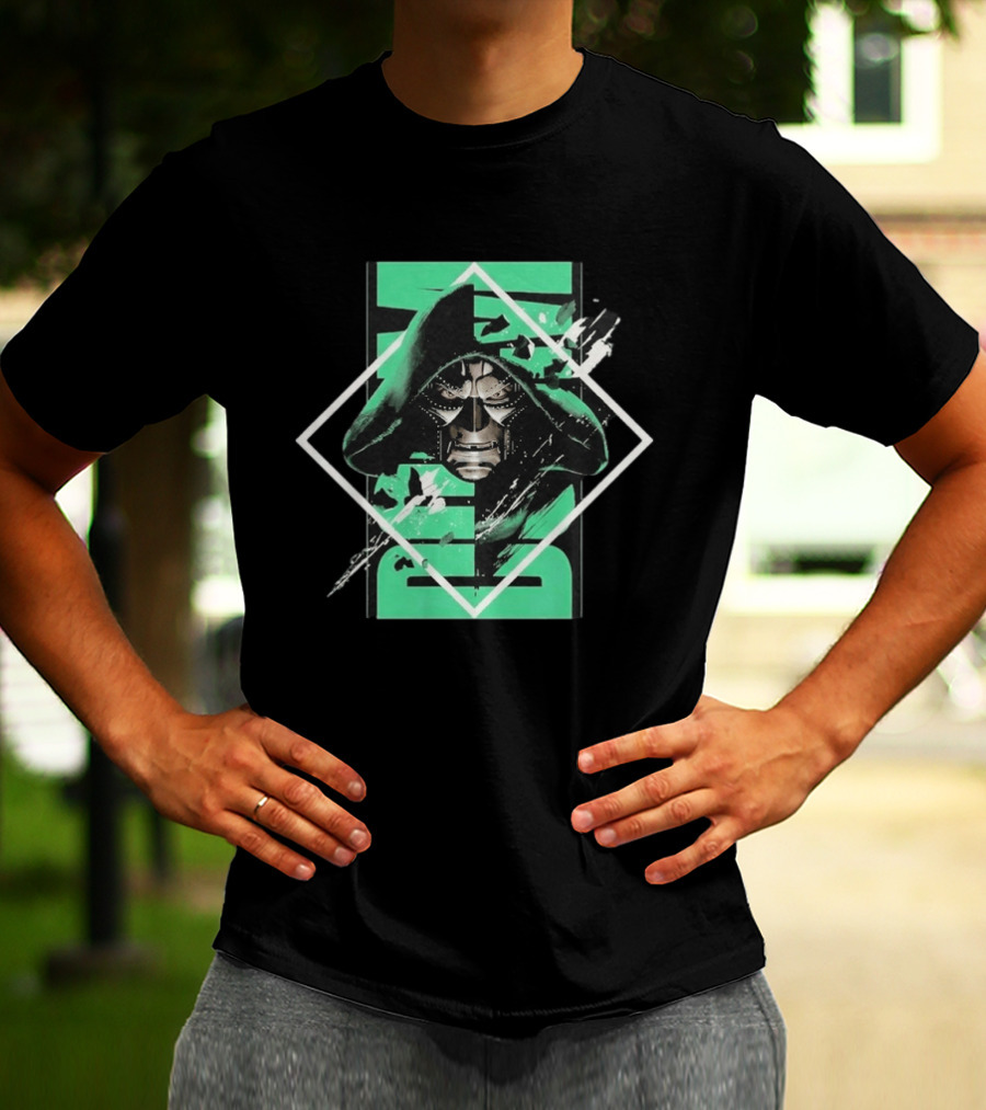 Marvel Avengers Doomsday Doctor Doom Green Black T-Shirt