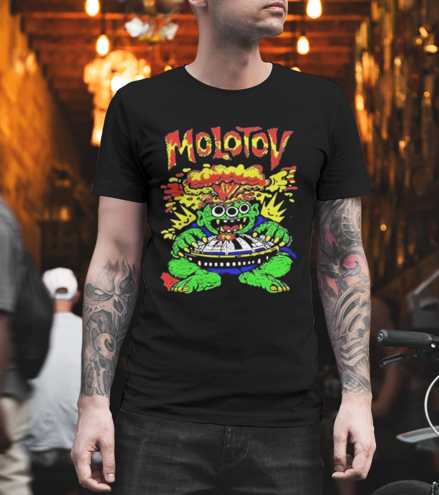 Molotov January 31 2026 Mexico Monster Art Explosion T-Shirt