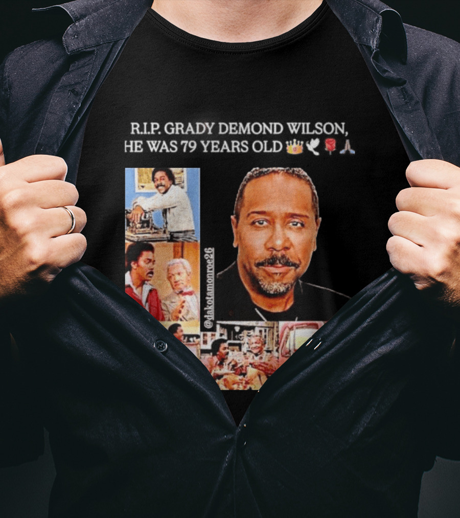 Rip Grady Demond Wilson 1946 2026 Sanford And Son We Buy And Sell Junk T-Shirt