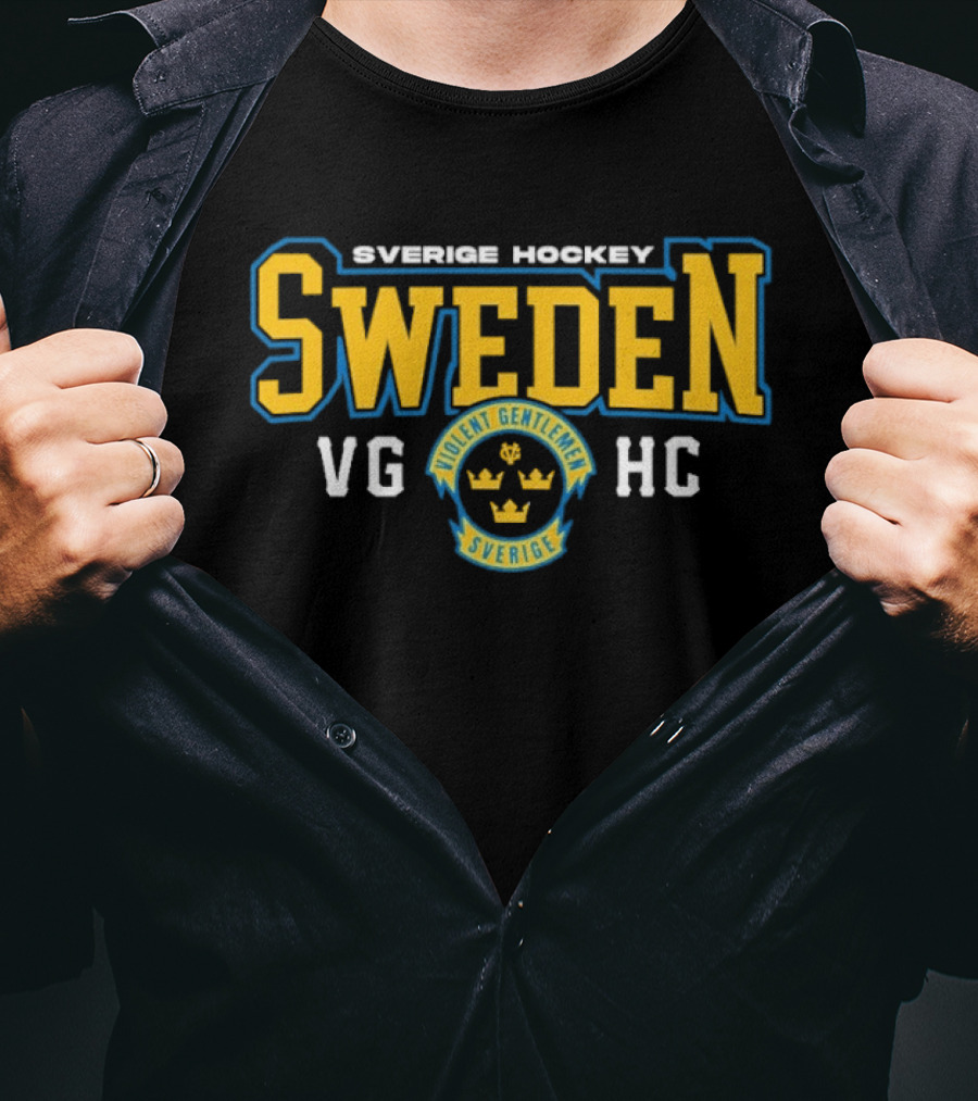 Sverige Hockey Sweden VG HC Violent Gentlemen 2026 T-Shirt