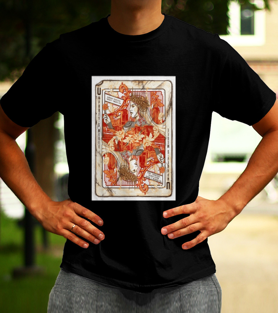 Umphrey's McGee The Andrew J Brady Music Center Cincinnati January 30 Twenty Six Playing Card Art Nouveau T-Shirt