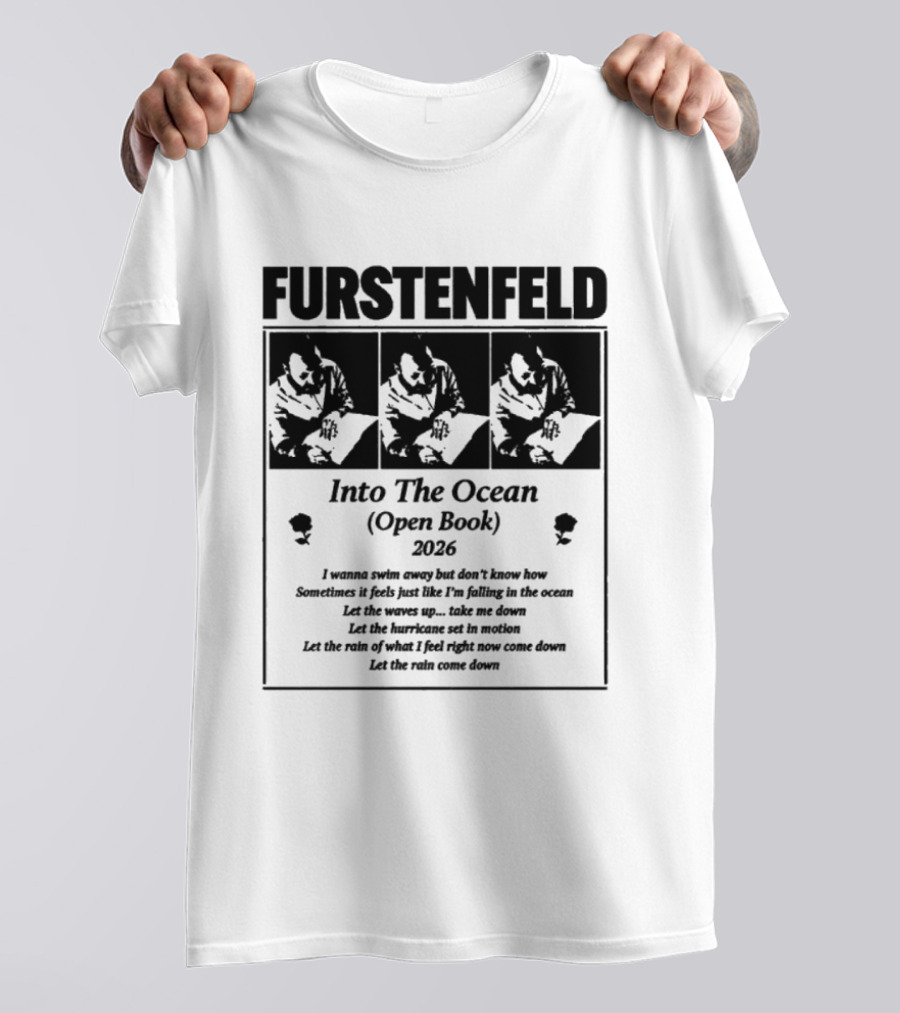 Furstenfeld Into The Ocean Open Book Lyrics 2016 T-Shirt