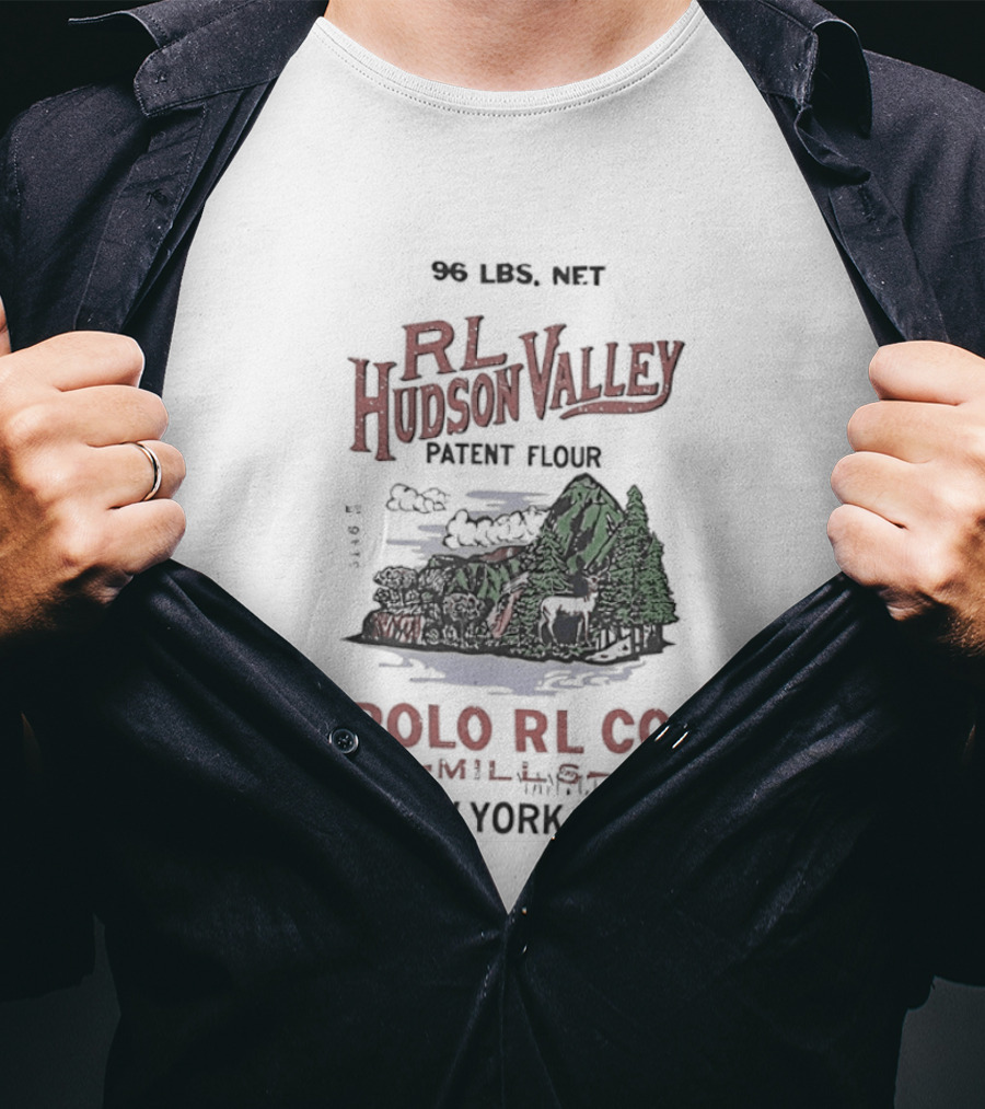 RL Hudson Valley Patent Flour Polo RL Co New York NY 50 LBS Net T-Shirt