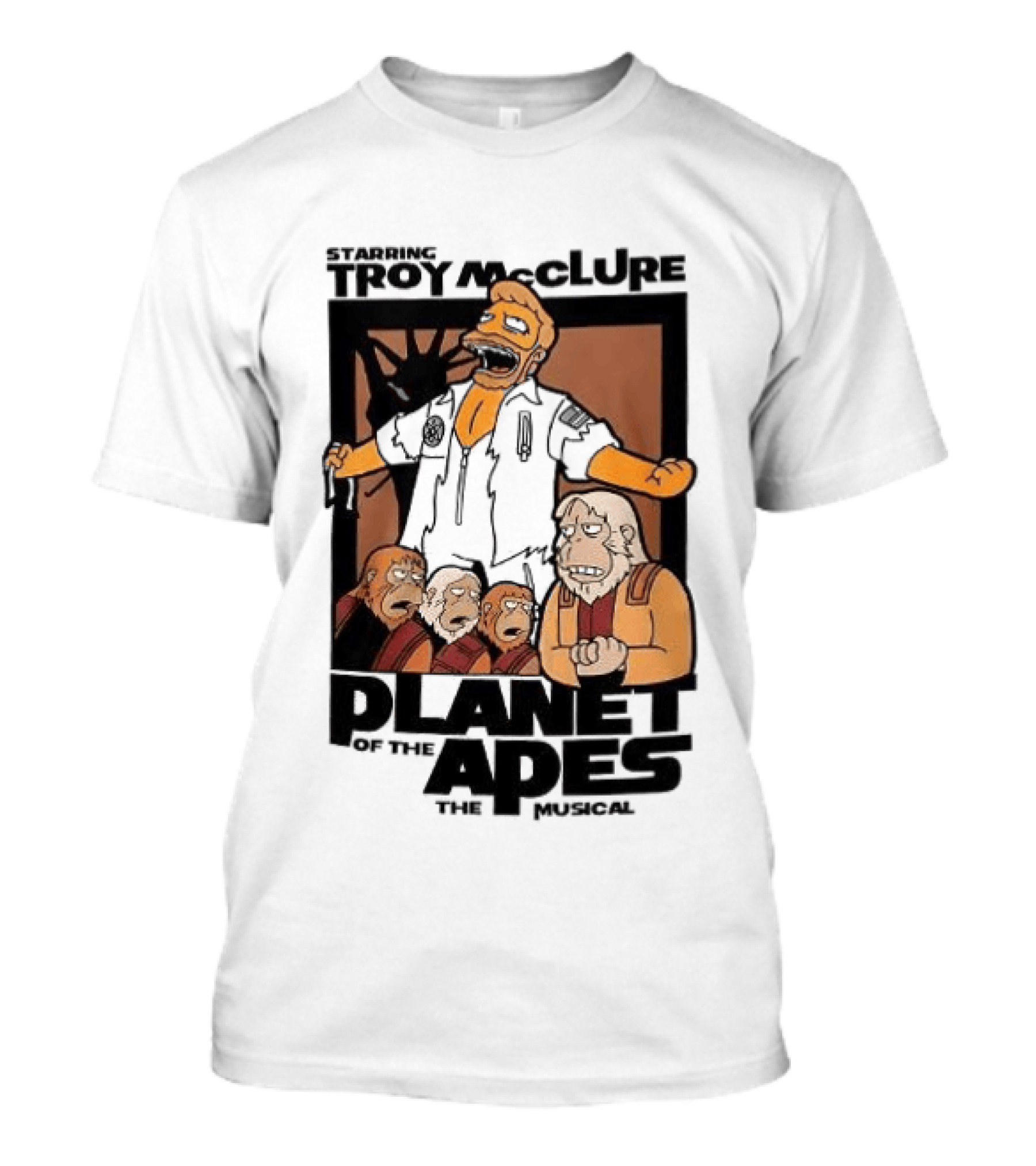 Starring Troy McClure Planet Of The Apes The Musical T-Shirt