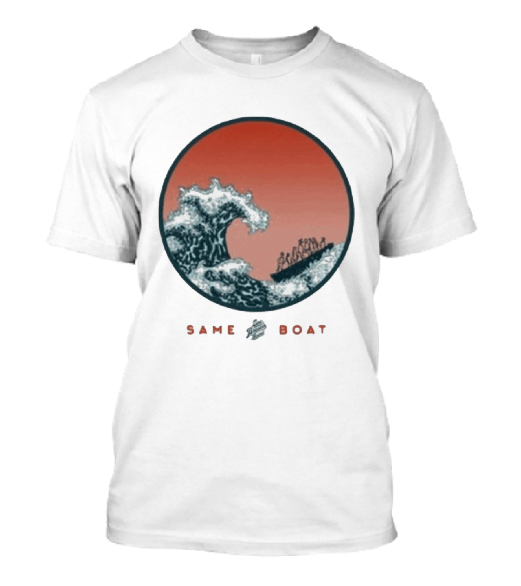 Zac Brown Band Same Boat Wave T-Shirt