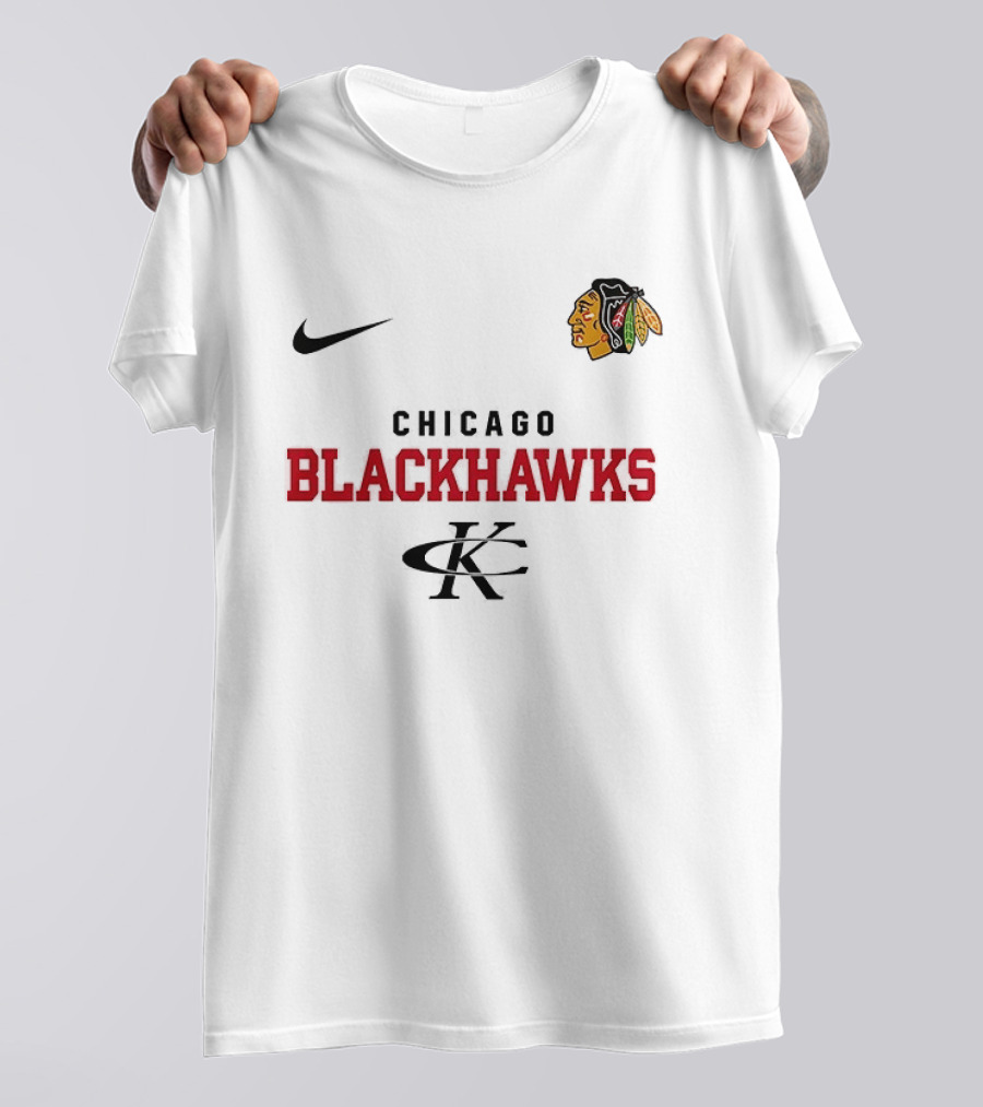 Chicago Blackhawks Kenny Chesney No Shoes Nation Tour Nike Collaboration T-Shirt