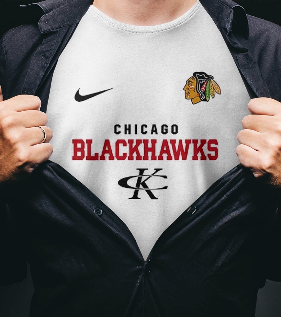 Chicago Blackhawks Kenny Chesney No Shoes Nation Tour Nike Collaboration T-Shirt