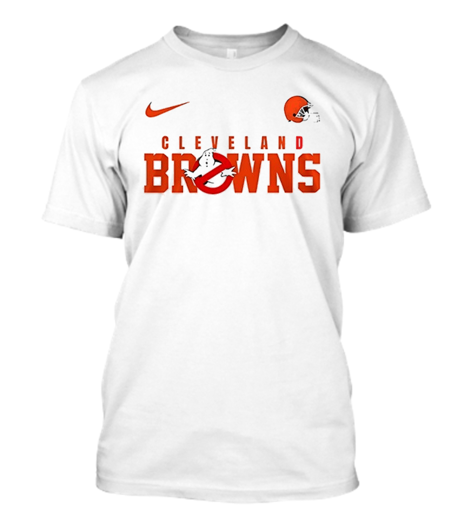 Cleveland Browns Ghostbusters Nike Collaboration Who Ya Gonna Call T-Shirt