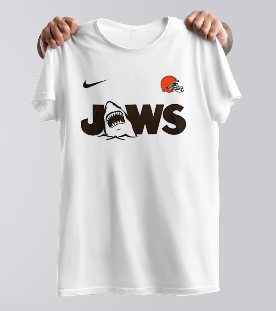 Nike Cleveland Browns Jaws 50th Anniversary Collection T-Shirt
