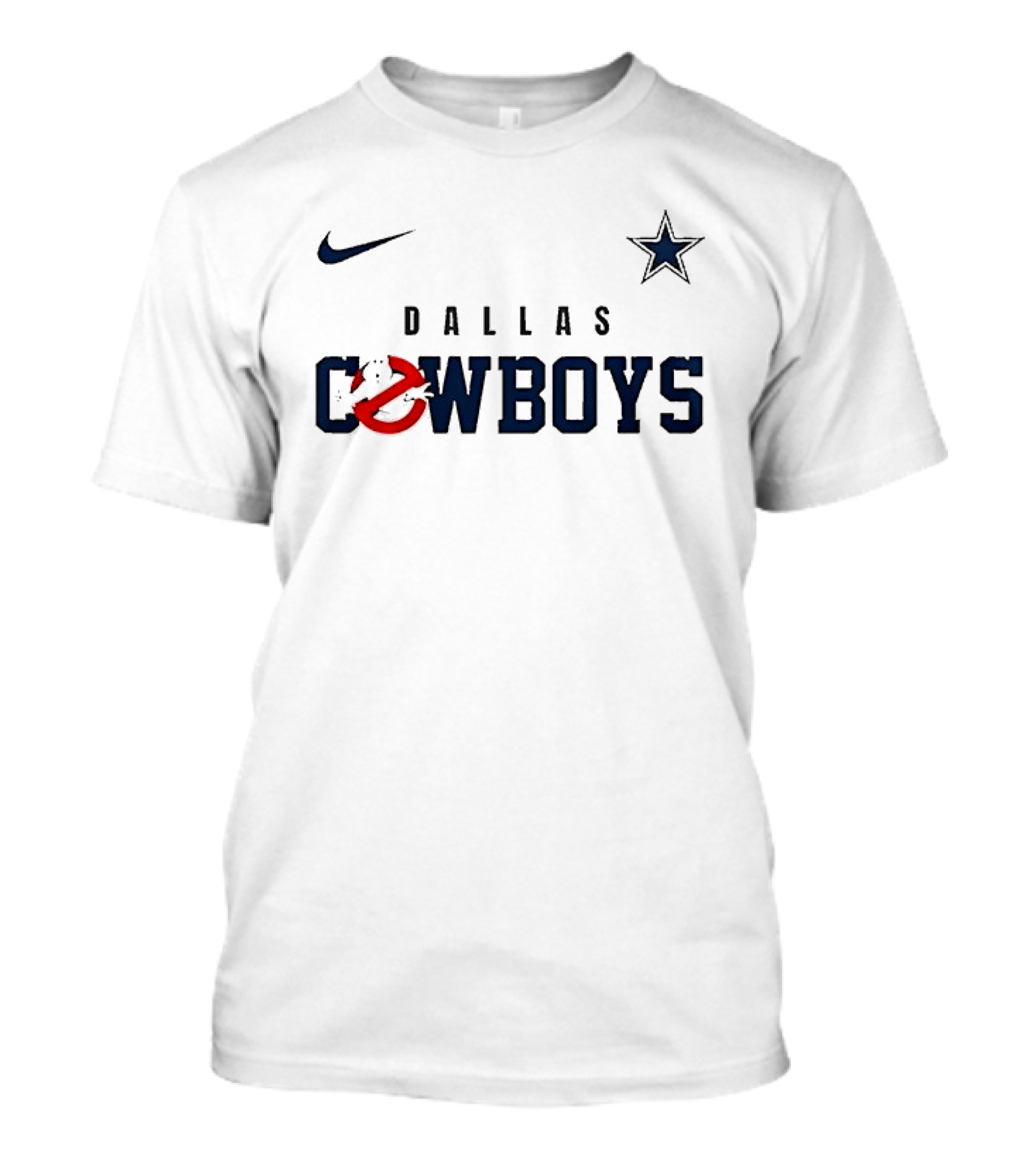 Nike Dallas Cowboys Ghostbusters Collaboration Who Ya Gonna Call T-Shirt