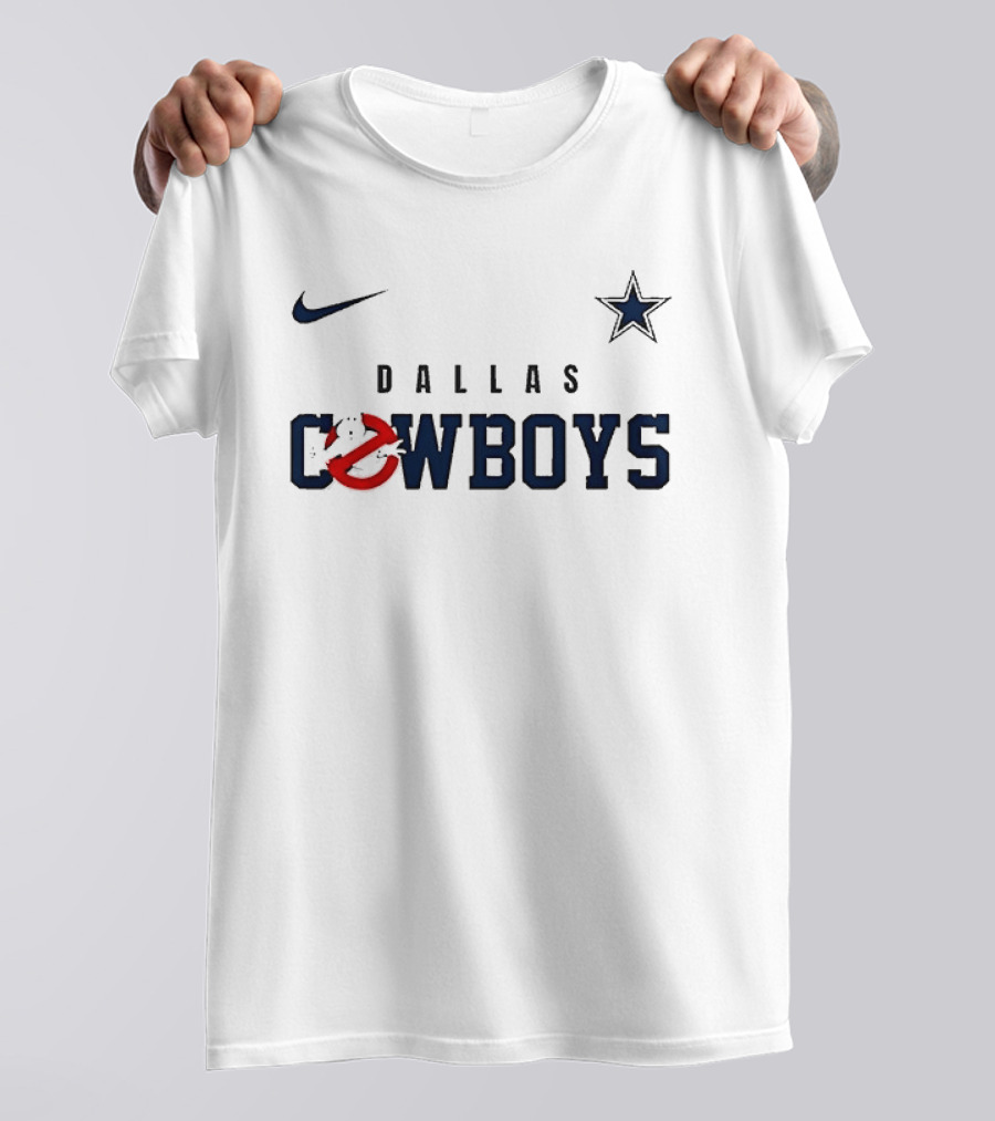 Nike Dallas Cowboys Ghostbusters Collaboration Who Ya Gonna Call T-Shirt