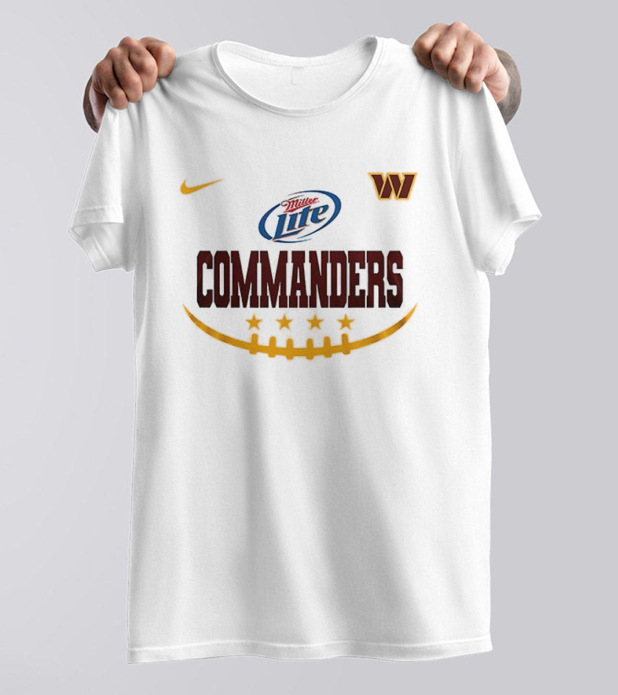 Miller Lite Washington Commanders Nike Collaboration T-Shirt