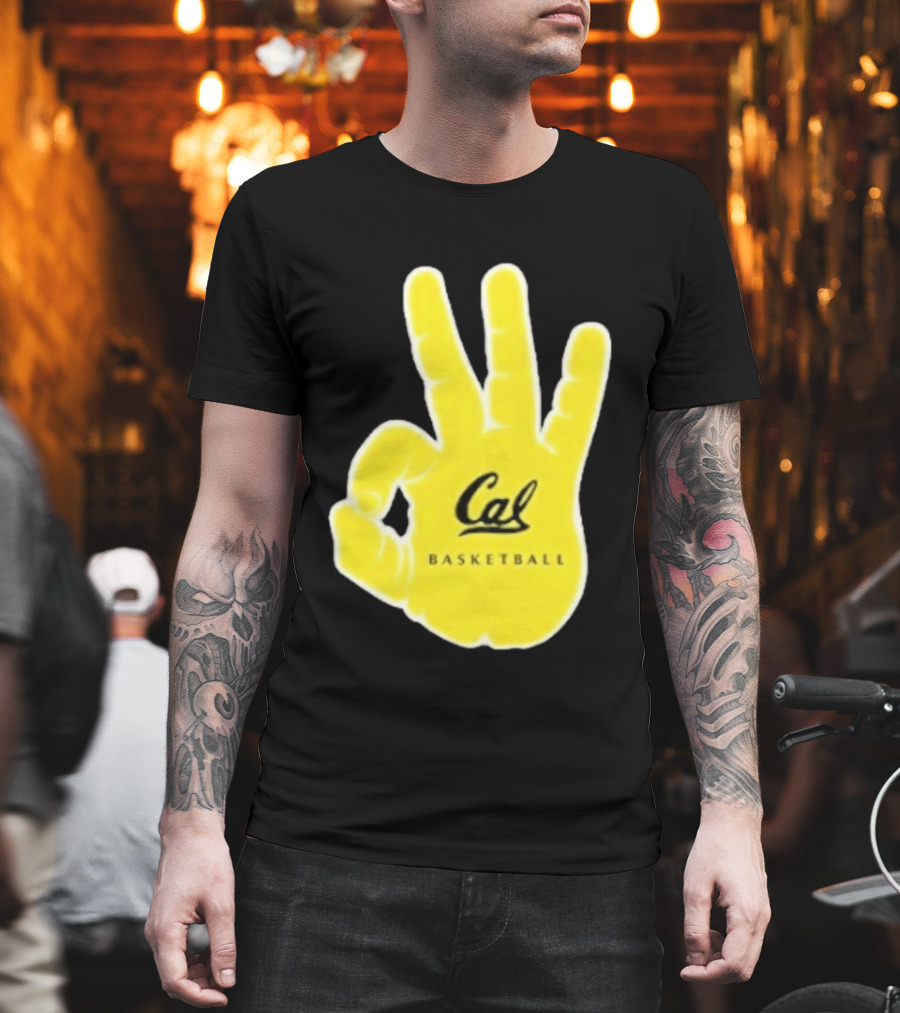 Cal Basketball Hand Sign California Golden Bears T-Shirt
