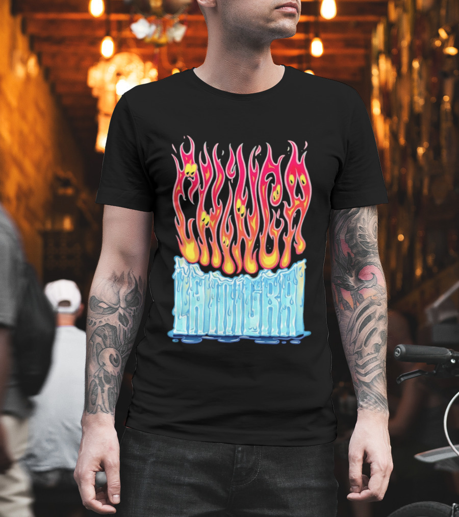 Chili Chimichanga Ice Fire Fusion Melting Pantera T-Shirt