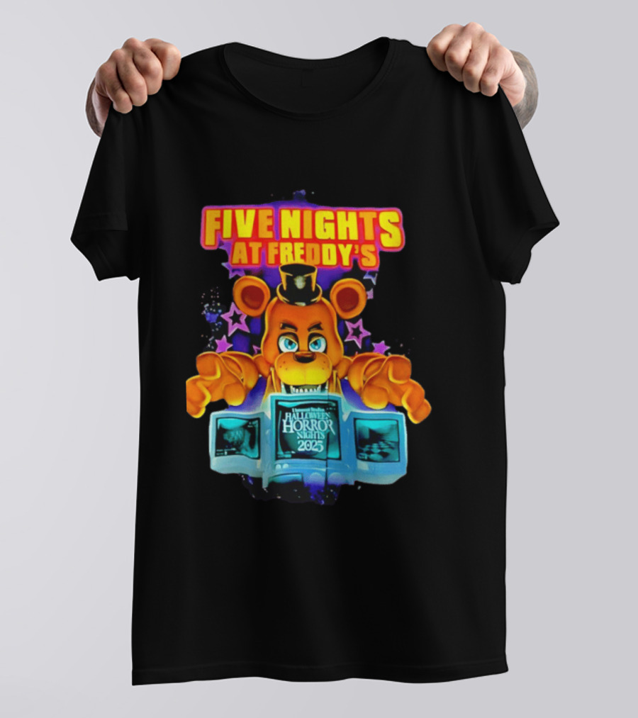 Five Nights At Freddy's Halloween Horror Nights 2025 Freddy Fazbear Animatronic T-Shirt