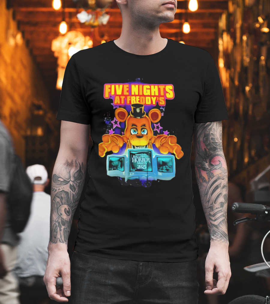 Five Nights At Freddy's Halloween Horror Nights 2025 Freddy Fazbear Animatronic T-Shirt