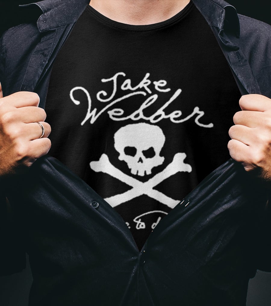 Jake Webber Skull Live To Die T-Shirt