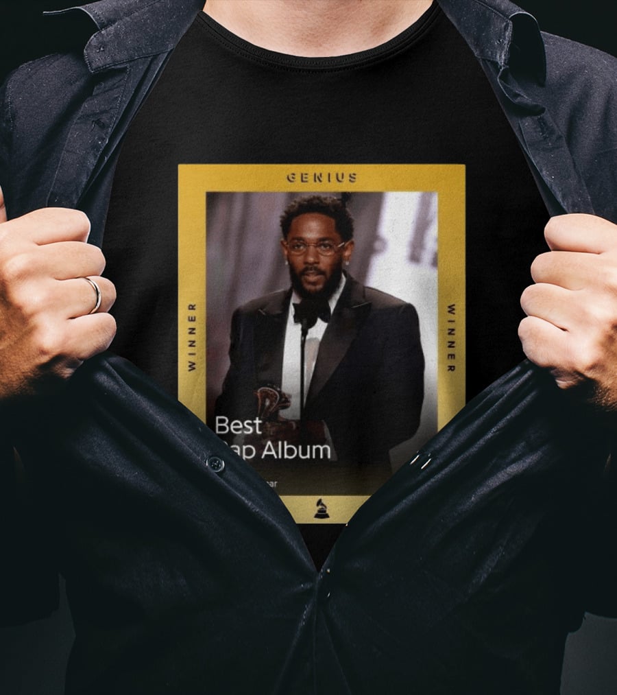 Genius Winner Kendrick Lamar Best Rap Album GNX T-Shirt