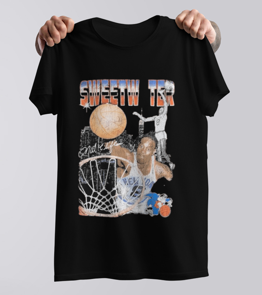 Mitchell And Ness Nathaniel Clifton Sweetwater New York Knicks NBA Pioneers Player T-Shirt